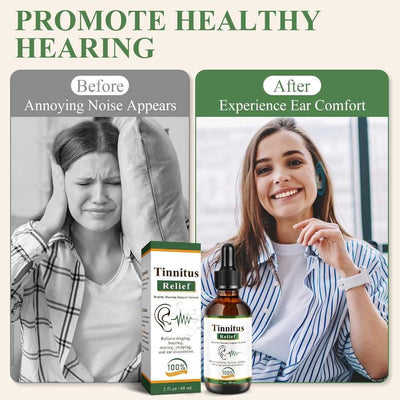 Tinnitus Relief Drops – 100% Herbal Formula