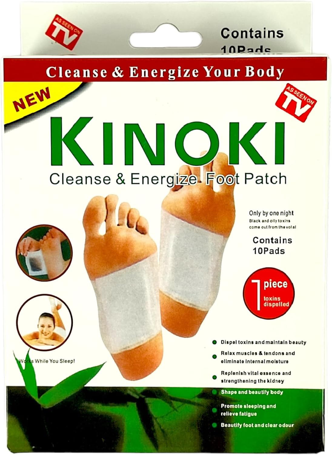 Kinoki Premium Natural Foot Patches